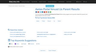 
                            9. Aeries Portal Nmusd Us Parent Results For Websites Listing