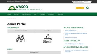 
                            10. Aeries Portal - Wasco Union Elementary School District