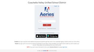 
                            5. Aeries: Portals - Aeries Launch Portal - Coachella Valley Unified ...
