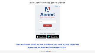 
                            3. Aeries: Portals - San Leandro Unified School District