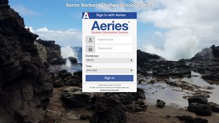 
                            1. Aeries – Santa Barbara Unified School District