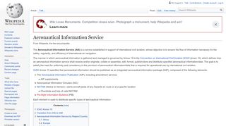 
                            7. Aeronautical Information Service - Wikipedia