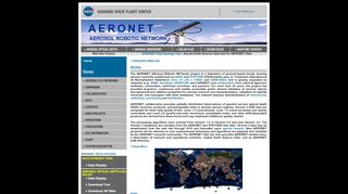 
                            6. Aerosol Robotic Network (AERONET) Homepage