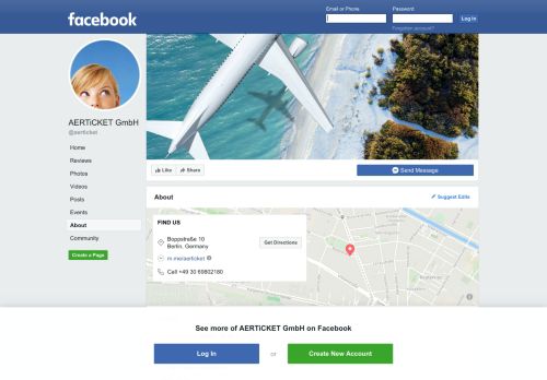 
                            8. AERTiCKET GmbH - About | Facebook