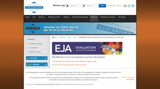 
                            6. AES Member Access to Evaluation Journal of Australasia ...