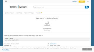 
                            3. Aesculabor - Hamburg GmbH, Hamburg - Credit Report