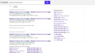
                            8. aesop iusd online login - Luxist - Content Results
