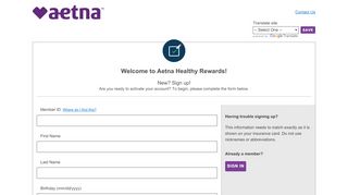 
                            9. Aetna Healthy Rewards