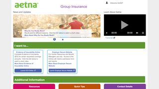 
                            5. Aetna Life and Disability:GI Common Landing Page