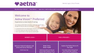 
                            8. Aetna Vision Preferred Home Page