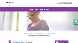 
                            2. Aetna Vision ℠ Preferred Plan - AetnaFeds.com