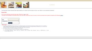 
                            10. AF Individual Client - Login - Alexander Forbes