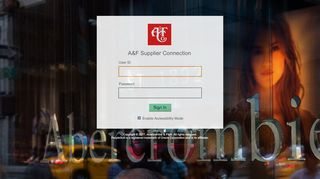 
                            5. A&F Supplier Connection - psfsprd.anfcorp.com