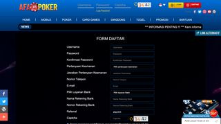 
                            5. Afapoker | Afa Poker | Link Afapoker 2019