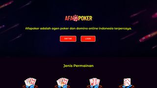 
                            1. Afapoker, Daftar dan Login Afapoker, Link Alternatif Afapoker