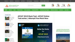 
                            7. AFCAT 2019 Mock Test - defence.adda247.com