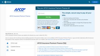 
                            6. AFCO Insurance Premium Finance | Pay Your Bill Online | doxo.com