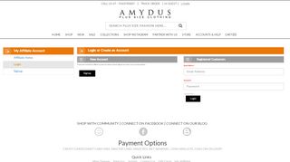 
                            4. Affiliate login - Amydus