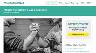 
                            8. Affiliate Marketing Vs. Google AdSense - ThirstyAffiliates ...