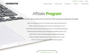 
                            6. Affiliate Program | Krowdster