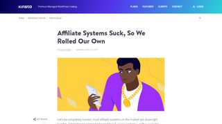 
                            2. Affiliate Systems Suck, So We Rolled Our Own - Kinsta