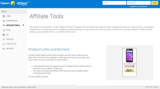 
                            1. Affiliate Tools - Flipkart Affiliate Program