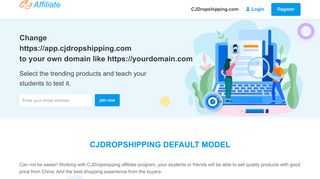 
                            6. Affiliate/CJDropshipping