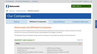 
                            9. Affiliated Companies | Nationwide.com