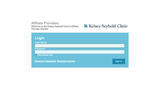 
                            8. affiliateproviders.kelsey-seybold.com - Sign In