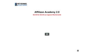 
                            2. Affilizon Academy - Schritt für Schritt zur eigenen Nischenseite