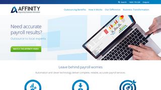 
                            5. Affinity Offers Fully-managed Outsourced Payroll Services