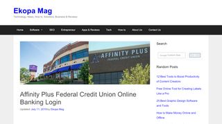 
                            6. Affinity Plus Federal Credit Union Online Banking Login