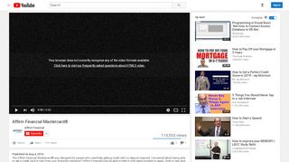 
                            6. Affirm Financial Mastercard® - YouTube