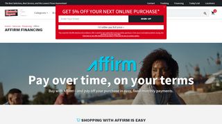 
                            3. Affirm Financing | Electronic Express