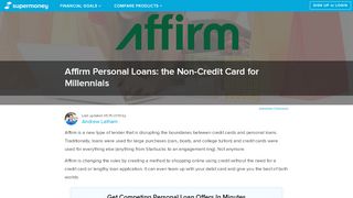 
                            8. Affirm Personal Loans: The Non-Credit Card For …