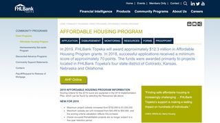 
                            8. Affordable Housing Program - fhlbtopeka.com