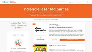 
                            9. Affordable Laser Tag Parties in Clio, IA - GigMasters