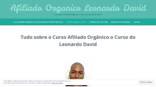 
                            4. Afiliado Organico Leonardo David – Conheça o Afiliado ...