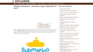 
                            5. Afiliados Submarino – Comissão, Login, Pagamento, É bom?