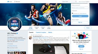 
                            5. AFL Fantasy (@AFLFantasy) | Twitter