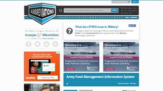 
                            7. AFMIS - Army Food Management Information System