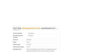 
                            7. afonepaiement.com afone paiement