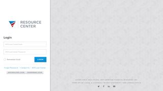 
                            4. AFR Resource Center: Login