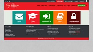 
                            6. Africa International University - Student Login