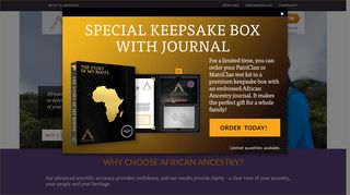 
                            9. African Ancestry - Trace Your DNA. Find Your Roots. Today.