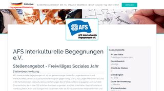 
                            3. AFS Interkulturelle Begegnungen e.V.