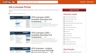 
                            3. Afs Licensee Portal