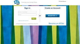 
                            2. AFS Participant Portal: Login - AFS Global