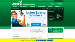 
                            8. AFSCME | For Members