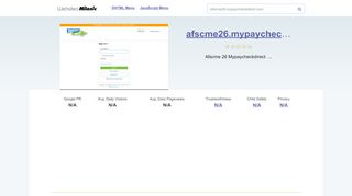 
                            7. Afscme26.mypaycheckdirect.com website. Member Login.